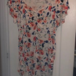 NWOT motherhood maternity floral shirt